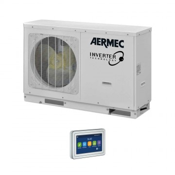 Aermec Chiller HMI R32 Pompa di calore reversibile INVERTER Aria/Acqua 9.5 kW HMI120 Con Avviamento E Comando WI-FI Incluso     